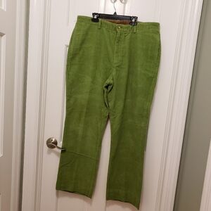 Vineyard Vines Green Wide Railed Corduroy Pants Size 38W, Preppy, Casual